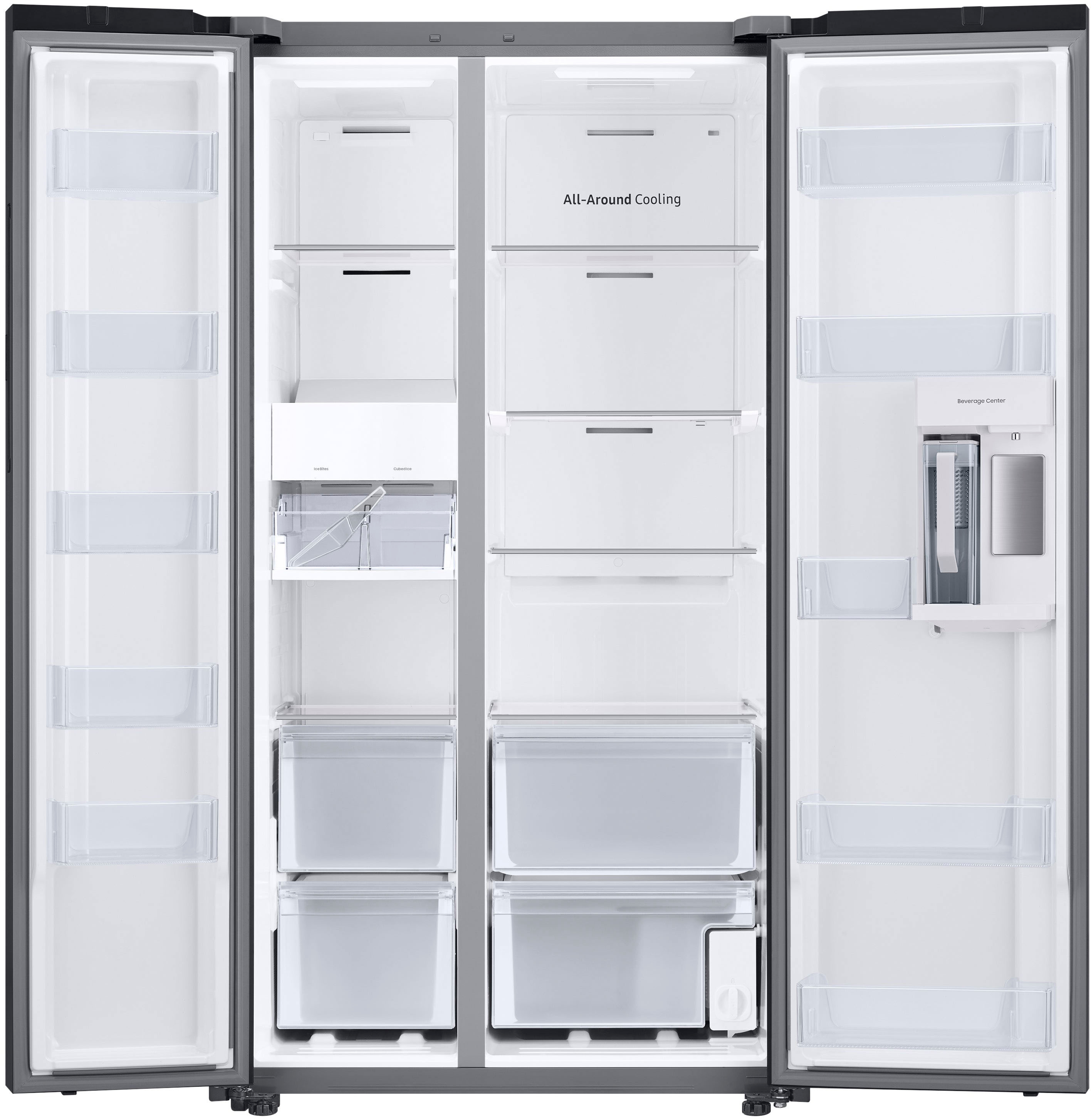 Samsung BESPOKE SidebySide Smart Refrigerator with Beverage Center