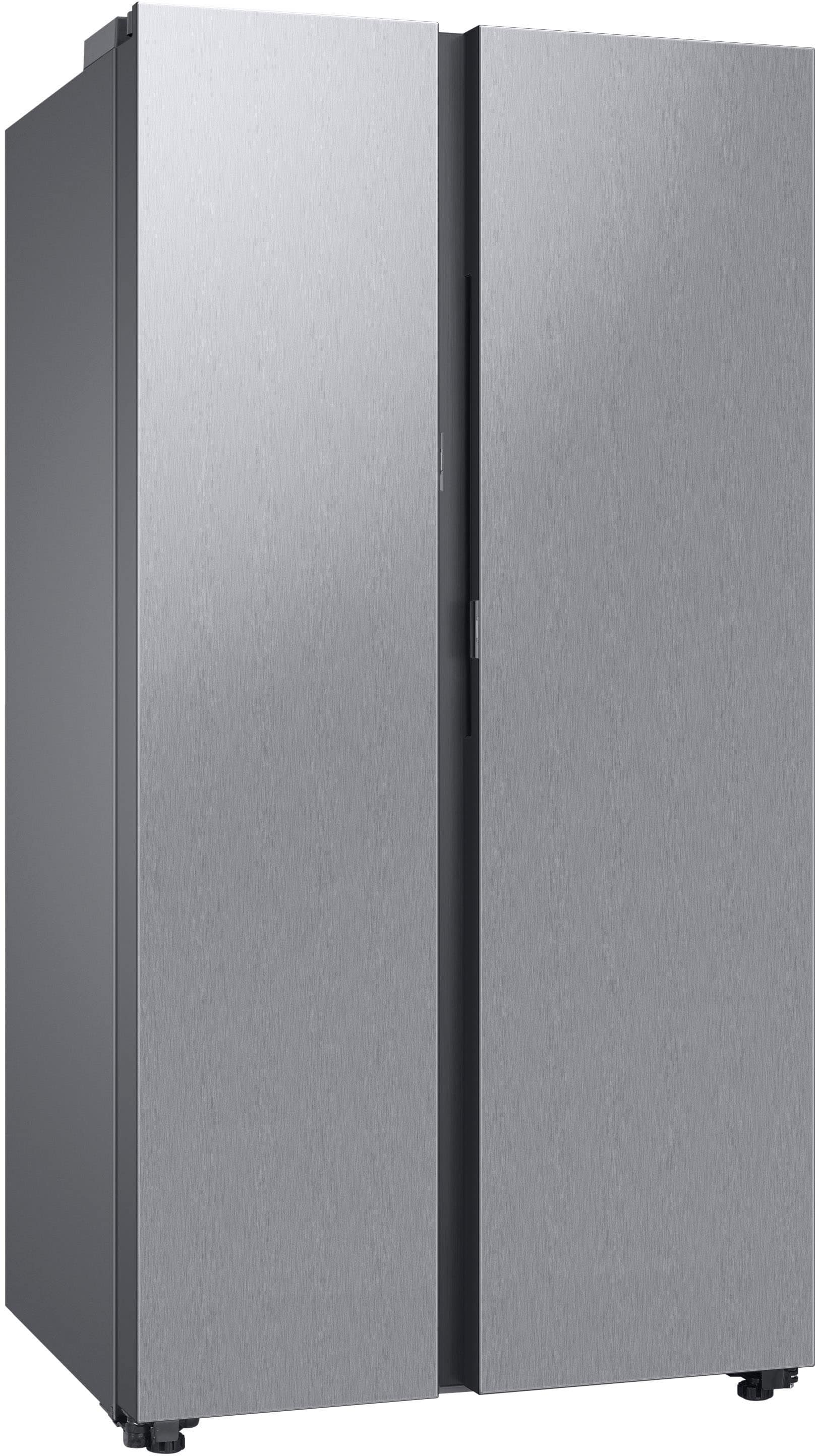 Alt View 12. Samsung - BESPOKE Side-by-Side Counter Depth Smart Refrigerator with Beverage Center - Stainless Steel.