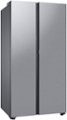 Alt View Zoom 12. Samsung - BESPOKE Side-by-Side Counter Depth Smart Refrigerator with Beverage Center - Stainless Steel.