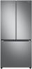 Samsung - 25 cu. ft. 3-Door French Door Smart Refrigerator with Dual Auto Ice Maker - Stainless Steel