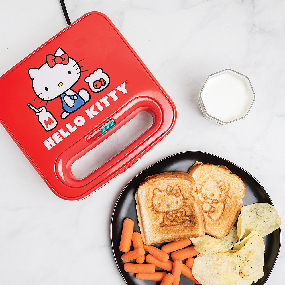Sanrio Hello Kitty Pop-up Toaster Red Home Appliances Toast Bread ETS1 Japan