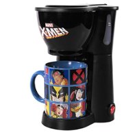 Uncanny Brands - X-Men Single Serve Coffee Maker with Mug - Black - Front_Zoom