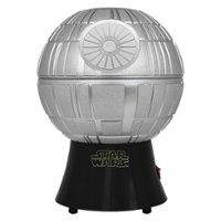 Uncanny Brands - Star Wars Death Star Popcorn Maker - Hot Air Style with Removable Bowl - Silver - Front_Zoom
