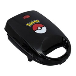Uncanny Brands Pokemon Pokeball  Sandwich Maker  a Pokémon Kitchen Appliance - Black - Front_Zoom