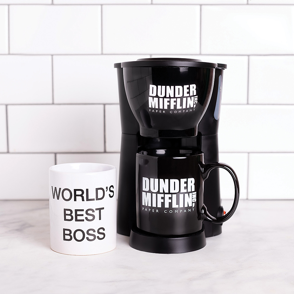 NBC The Office World's Best Boss Dunder Mifflin Ceramic Mug, White 11 oz -  Official Michael Scott Mug As Seen On The Office