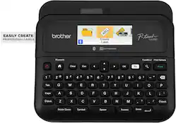 Brother - P-touch PT-D610BT Wireless Label Printer - Black - Front_Zoom