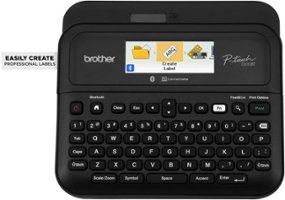 Brother - P-touch PT-D610BT Wireless Label Printer - Black - Front_Zoom