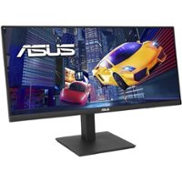 ASUS - 34 LCD Monitor with HDR (DisplayPort USB, HDMI) - Black - Front_Zoom