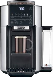 De'Longhi TrueBrew Automatic Single Serve, 8 oz to 24 oz Coffee Maker with Bean Extract Technology - Stainless - Front_Zoom