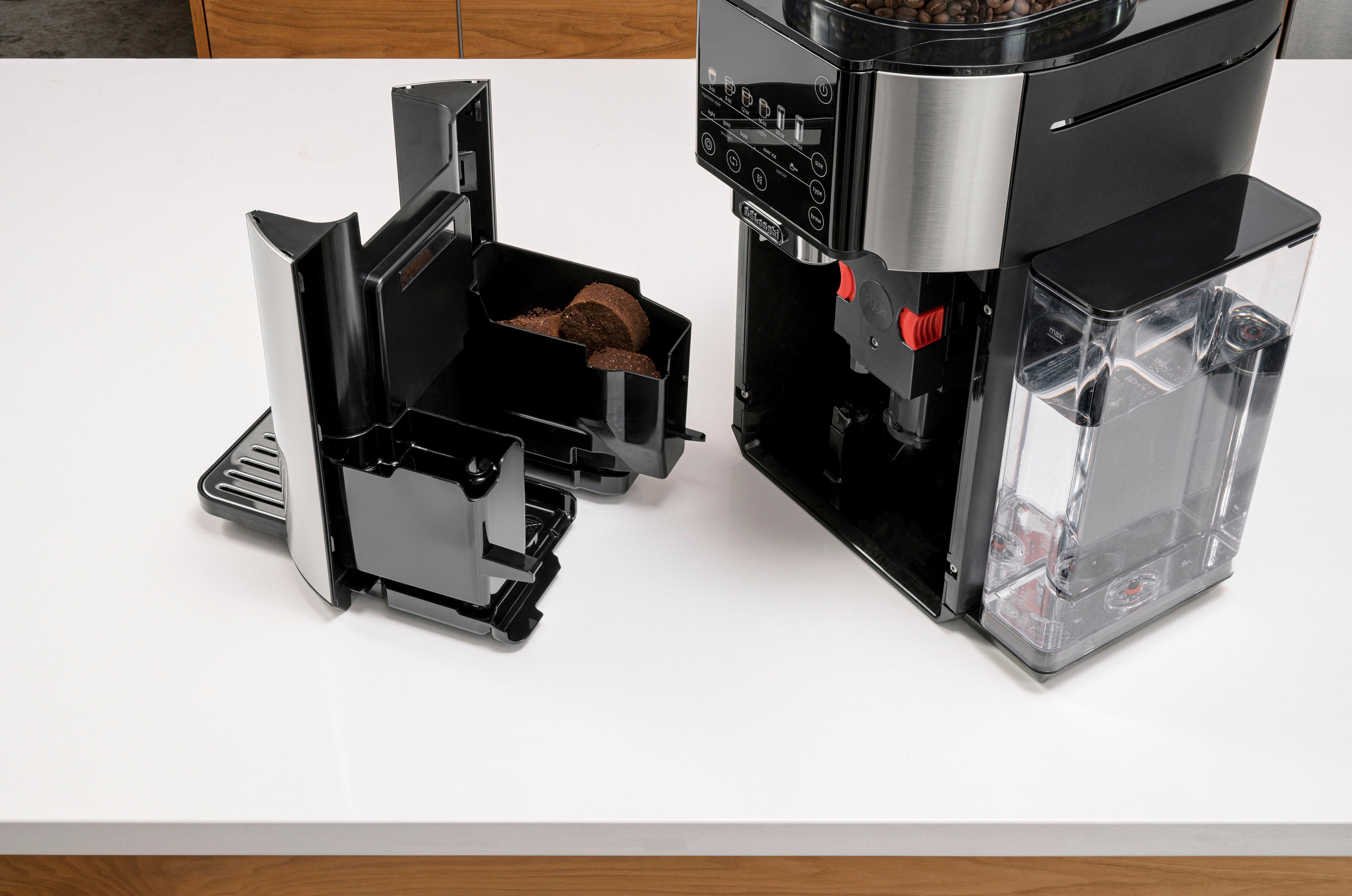 TrueBrew Drip Coffee Maker, Stainless/Black