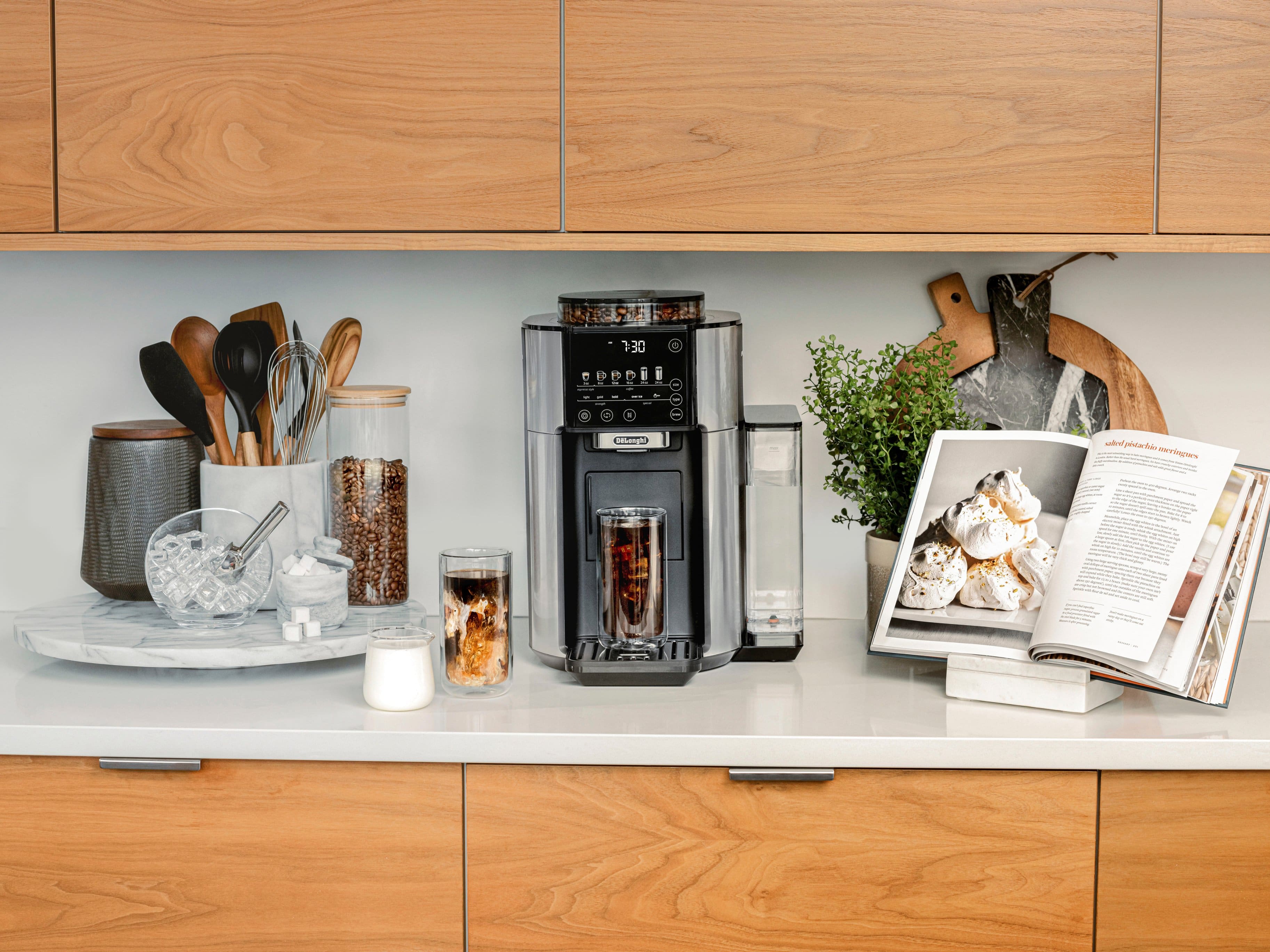 Alt View 16. De'Longhi - TrueBrew Automatic Single Serve, 8 oz to 24 oz Coffee Maker with Bean Extract Technology - Stainless Steel.