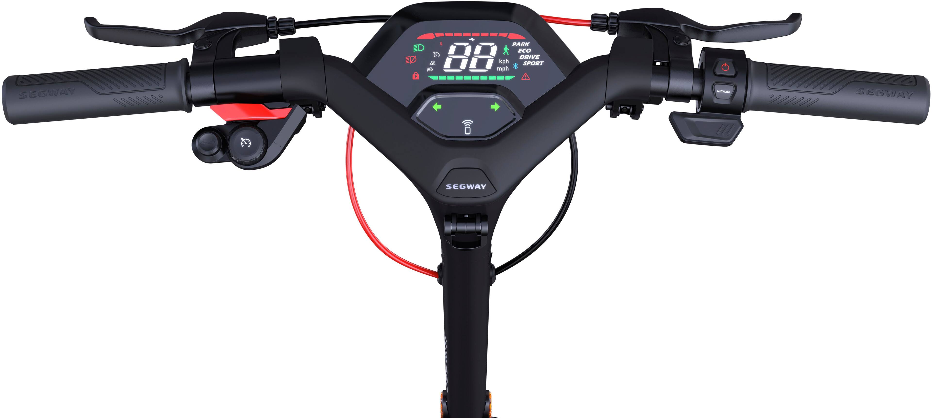 Segway P100 Electric Kick Scooter w/62 Max Operating Range & 30 mph Max