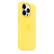Angle. Apple - iPhone 14 Pro Max Silicone Case with MagSafe - Canary Yellow.