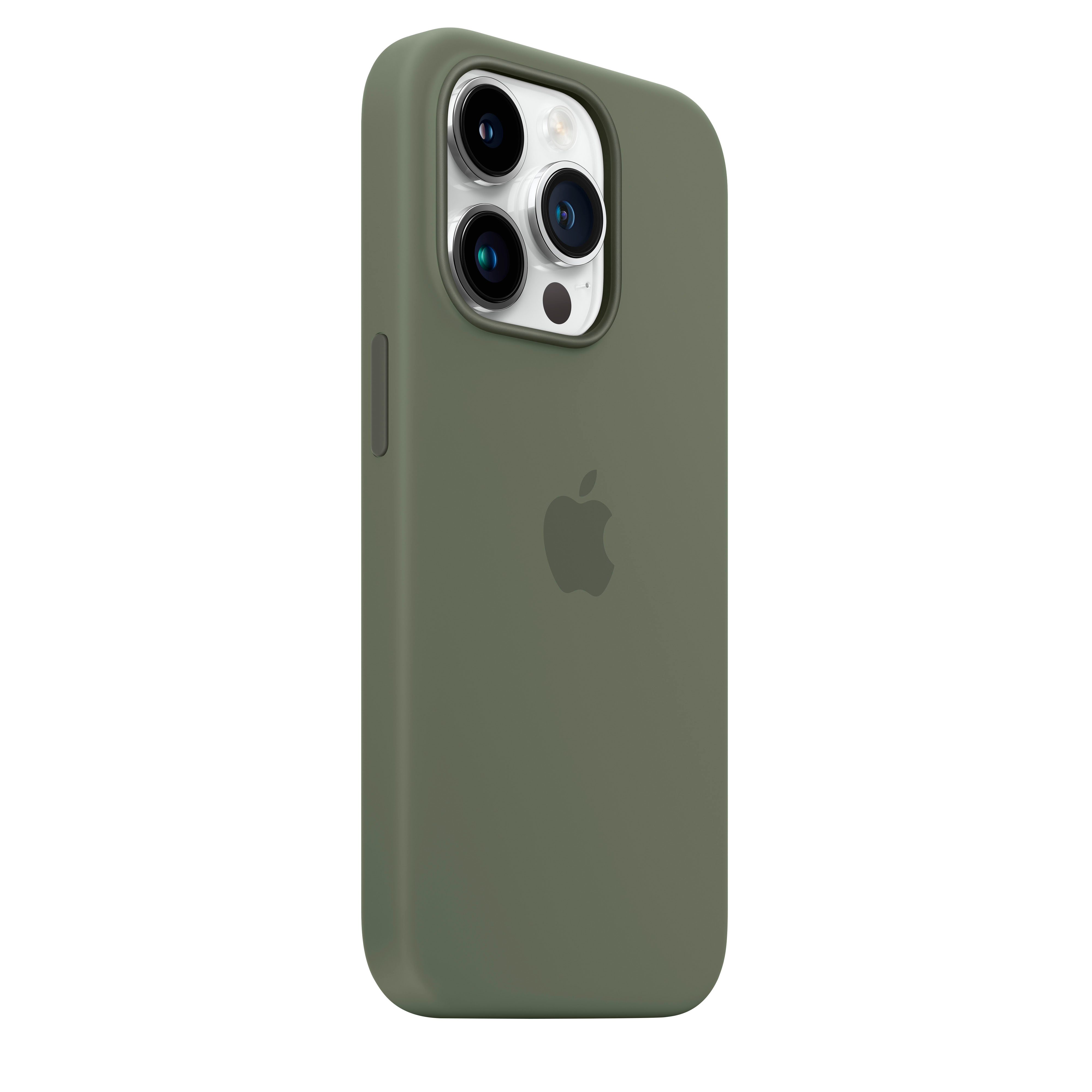 iPhone 14 Pro Max Silicone Case with MagSafe - Olive - Apple
