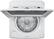 Alt View 14. Samsung - 4.9 cu. ft. Large Capacity Top Load Washer with ActiveWave Agitator and Deep Fill - White.