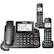 Angle. Panasonic - KX-TGF892B DECT 6.0 Expandable Corded/Cordless Phone System with Bluetooth Pairing for Wireless Headphones - Black.