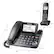 Alt View 17. Panasonic - KX-TGF892B DECT 6.0 Expandable Corded/Cordless Phone System with Bluetooth Pairing for Wireless Headphones - Black.