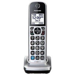 Panasonic - KX-TGDA99S Cordless Expansion Handset Compatible with KX-TGD89x and KX-TGF89x Series - Silver - Angle_Zoom