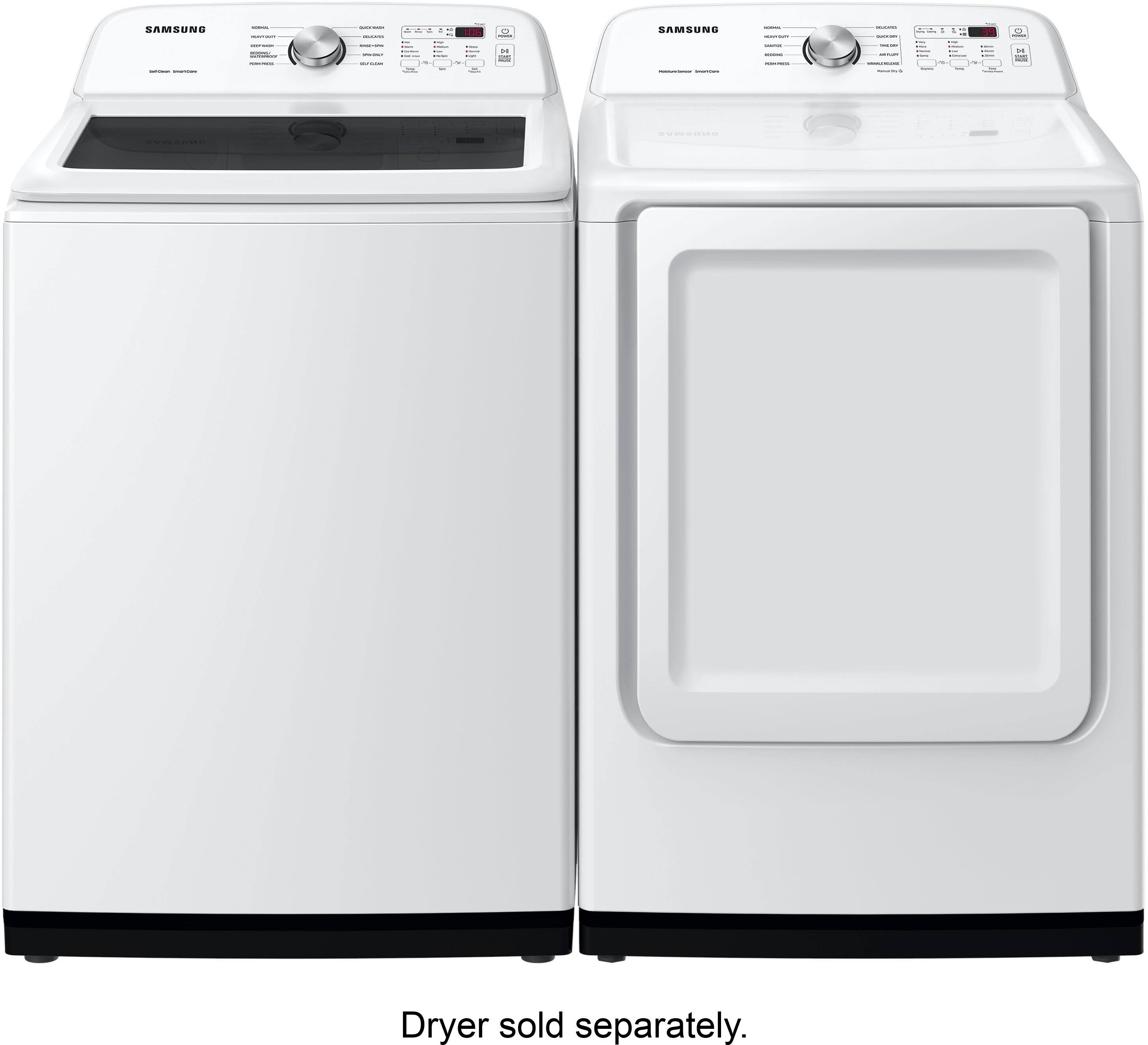 5.0 cu. ft. Large Capacity Top Load Washer with Deep Fill and EZ Access Tub  in Brushed Black Washers - WA50B5100AV/US