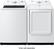 Alt View 20. Samsung - 5.0 Cu. Ft. High-Efficiency Top Load Washer with Deep Fill - White.