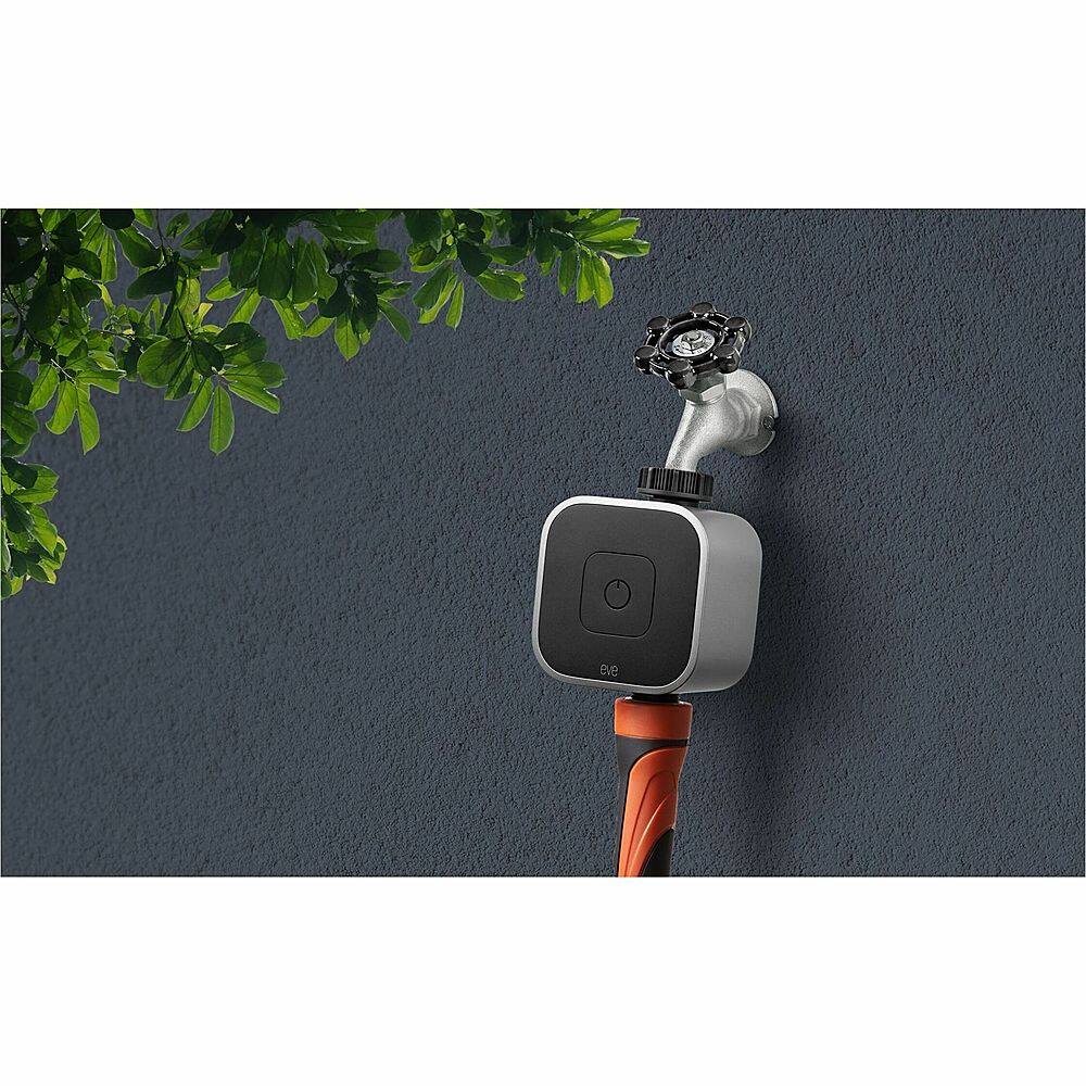 Alt View 28. Eve - Aqua - Smart Water Controller with Apple HomeKit Technology - Black.