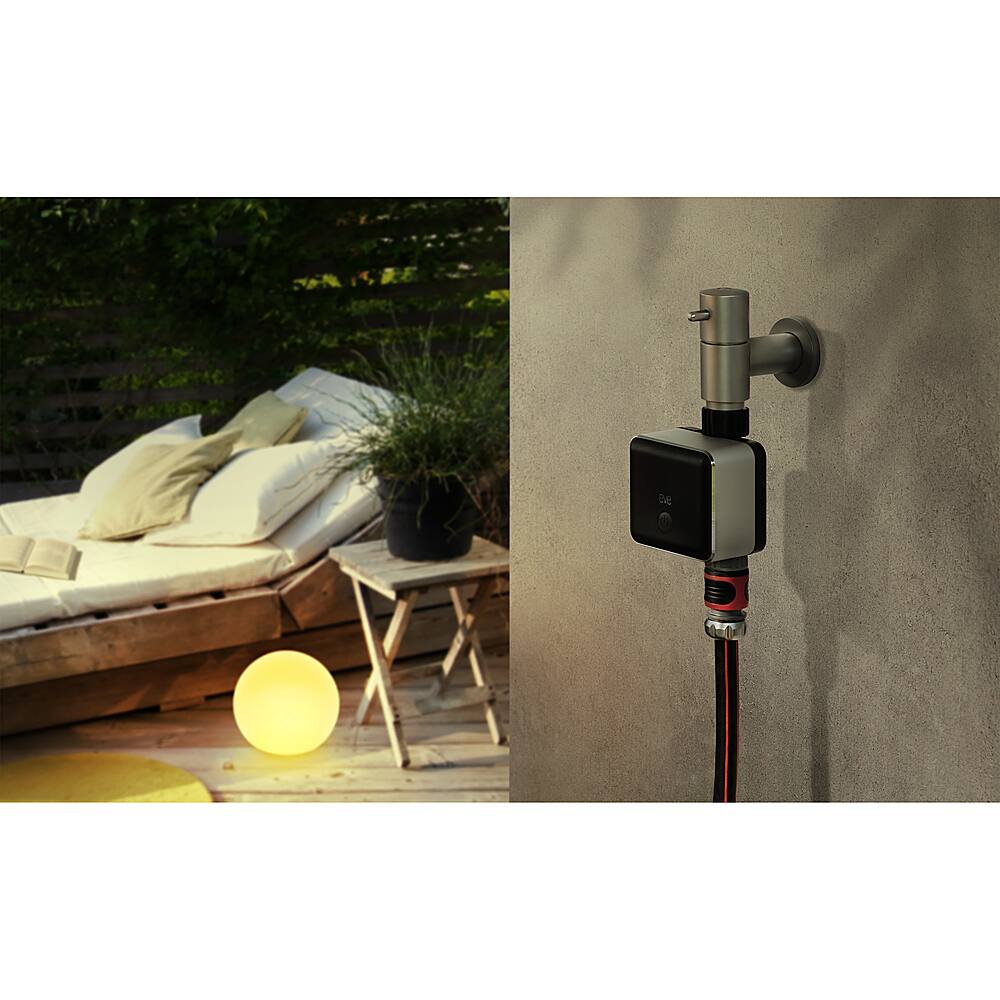 Alt View 3. Eve - Eve Aqua - Smart Water Controller with Apple HomeKit Technology - Black.