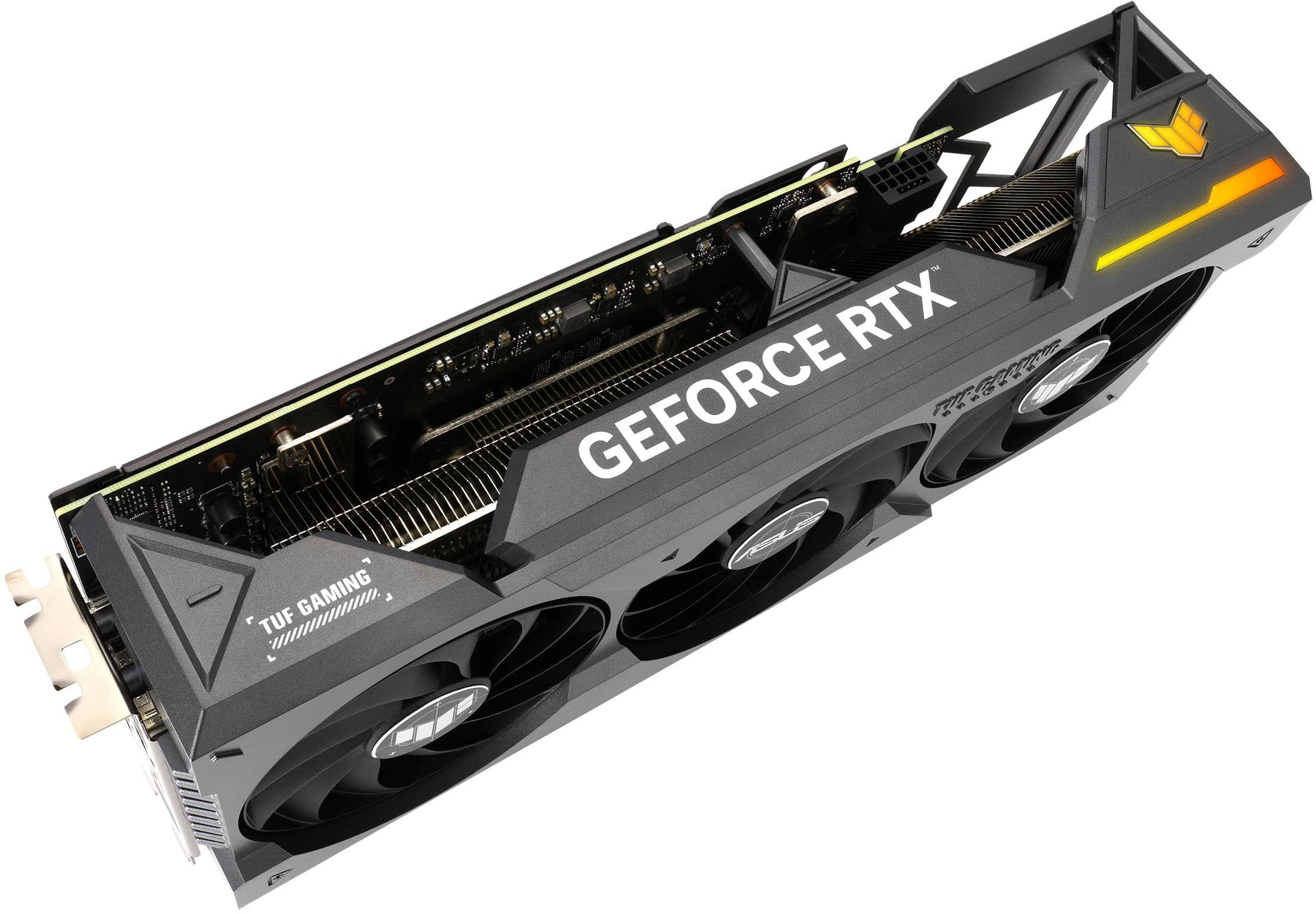 Alt View 12. ASUS - NVIDIA GeForce RTX 4070 Ti TUF Overclock 12GB GDDR6X PCI Express 4.0 Graphics Card - Black.