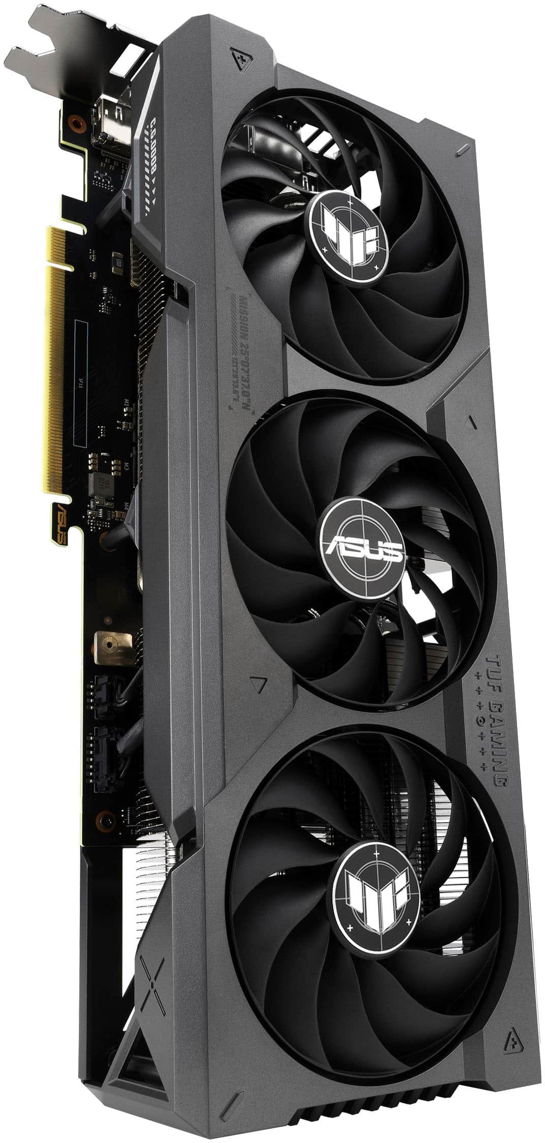 Alt View 1. ASUS - NVIDIA GeForce RTX 4070 Ti TUF Overclock 12GB GDDR6X PCI Express 4.0 Graphics Card - Black.