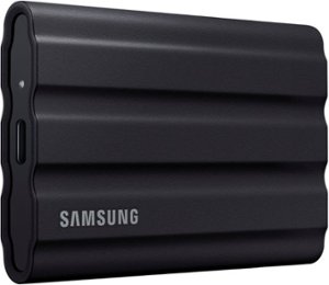 Samsung - T7 Shield 4TB External USB 3.2 Gen 2 Rugged SSD IP65 Water Resistant - Black