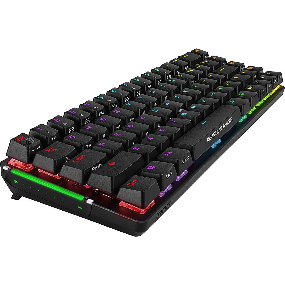 Alt View 20. ASUS - Full-Sized Wired Mechanical Gaming Keyboard - Black, Gray.