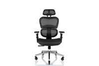 La-Z-Boy Ergonomic Executive Mesh Office Chair with Adjustable Headrest and Lumbar  Support Navy 51489-NVY - Best Buy