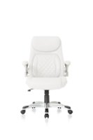 Nouhaus - Posture Ergonomic PU Leather Office Chair - White - Front_Zoom