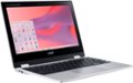 Angle. Acer - Chromebook Spin 311 – 11.6" 2-in-1 Touch Screen Laptop - MediaTek Kompanio 500 MT8183C – 4GB LPDDR4X – 64GB eMMC - Pure Silver.