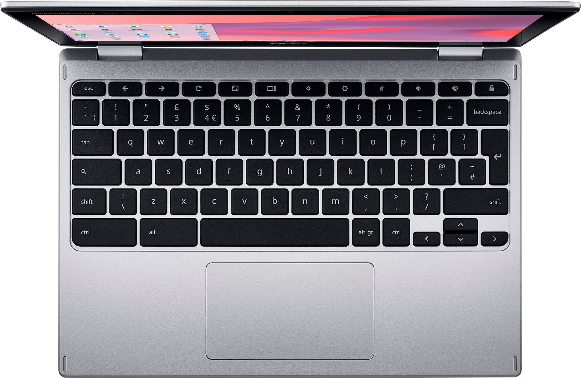 Alt View 12. Acer - Chromebook Spin 311 – 11.6" 2-in-1 Touch Screen Laptop - MediaTek Kompanio 500 MT8183C – 4GB LPDDR4X – 64GB eMMC - Pure Silver.