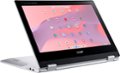 Alt View 1. Acer - Chromebook Spin 311 – 11.6" 2-in-1 Touch Screen Laptop - MediaTek Kompanio 500 MT8183C – 4GB LPDDR4X – 64GB eMMC - Pure Silver.