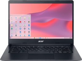 Acer - Chromebook 314 Laptop-14" Full HD Touch IPS - 4GB LPDDR4-64GB eMMC- Wi-Fi 5 - Charcoal Black - Front_Zoom
