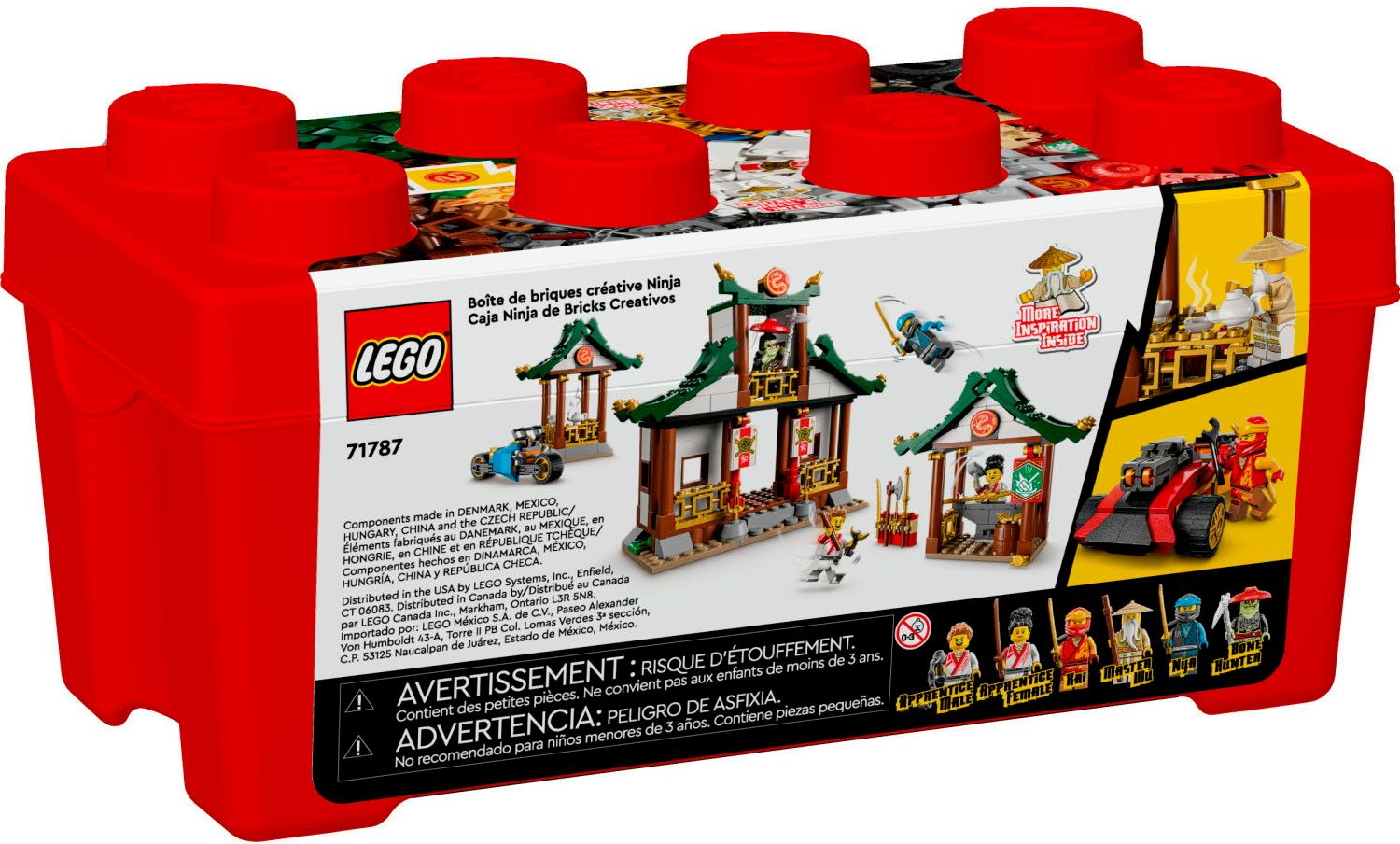 Skråstreg tag på sightseeing Thorny LEGO NINJAGO Creative Ninja Brick Box 71787 6425925 - Best Buy