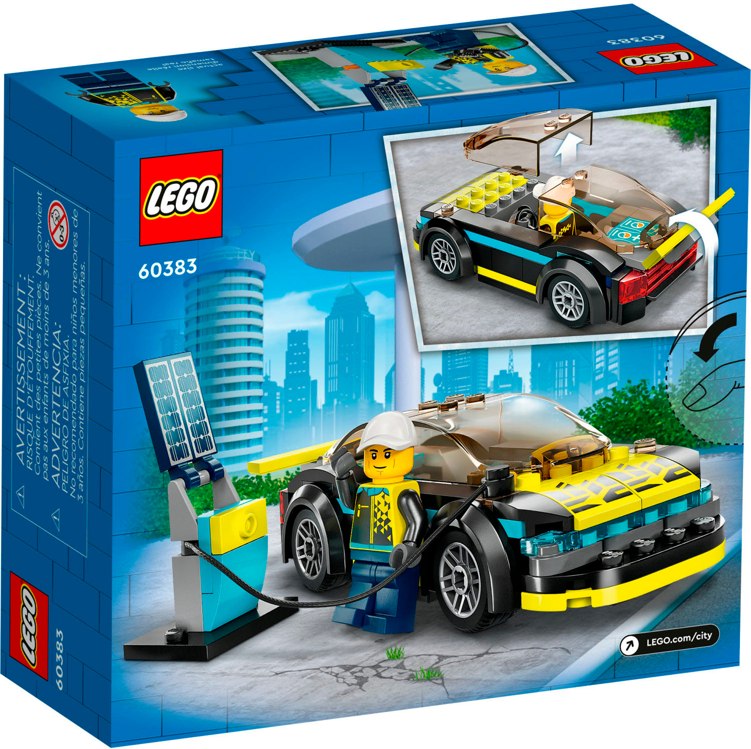 Træts webspindel Wardian sag har taget fejl LEGO City Electric Sports Car 60383 6420682 - Best Buy