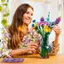 Angle. LEGO - Icons Wildflower Bouquet 10313.