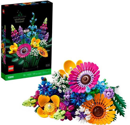 LEGO Icons Wildflower Bouquet 10313 6426496 - Best Buy