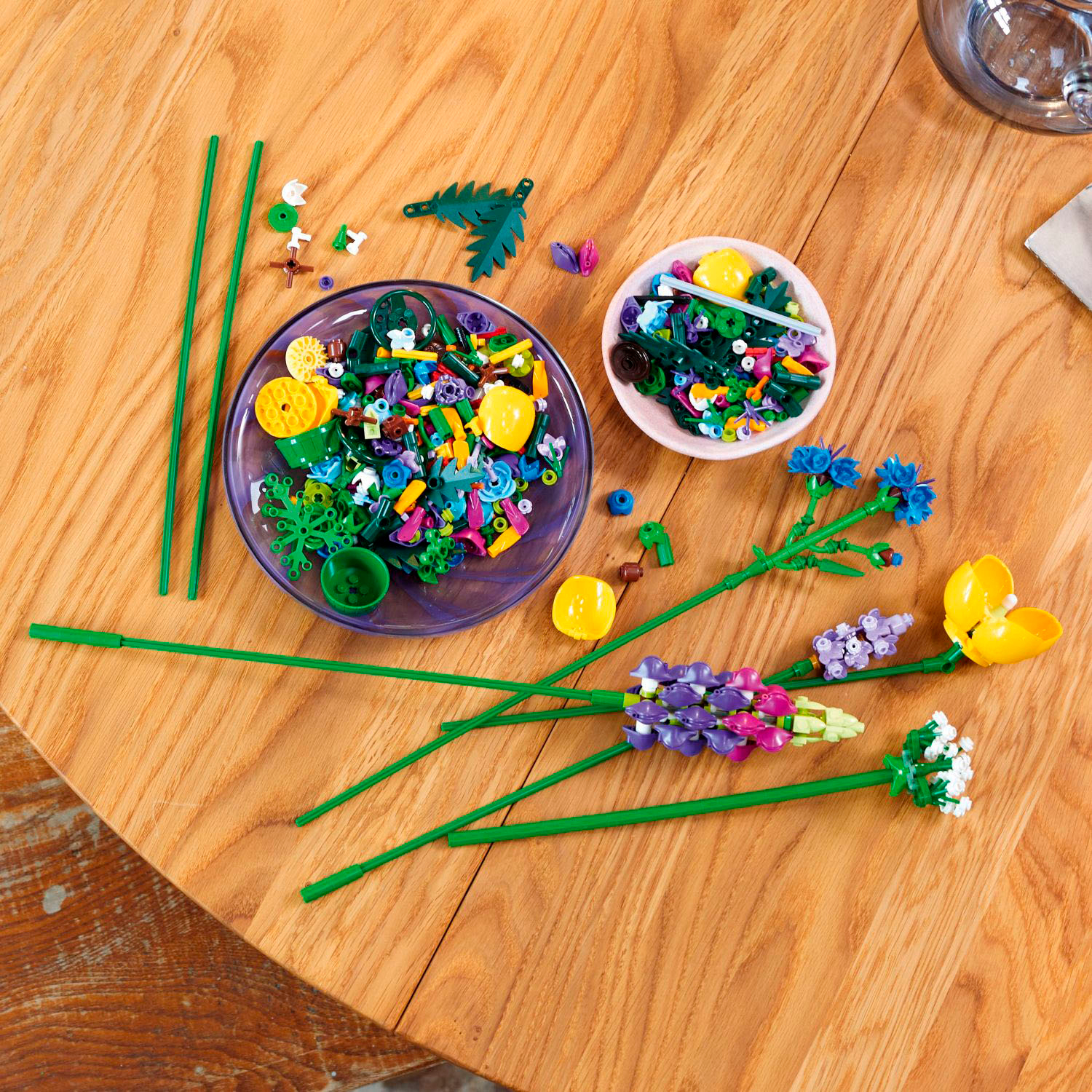 Lego Set of 2: 10313 Wild Flower Bouquet & 10314 Dried Flower Arrangement