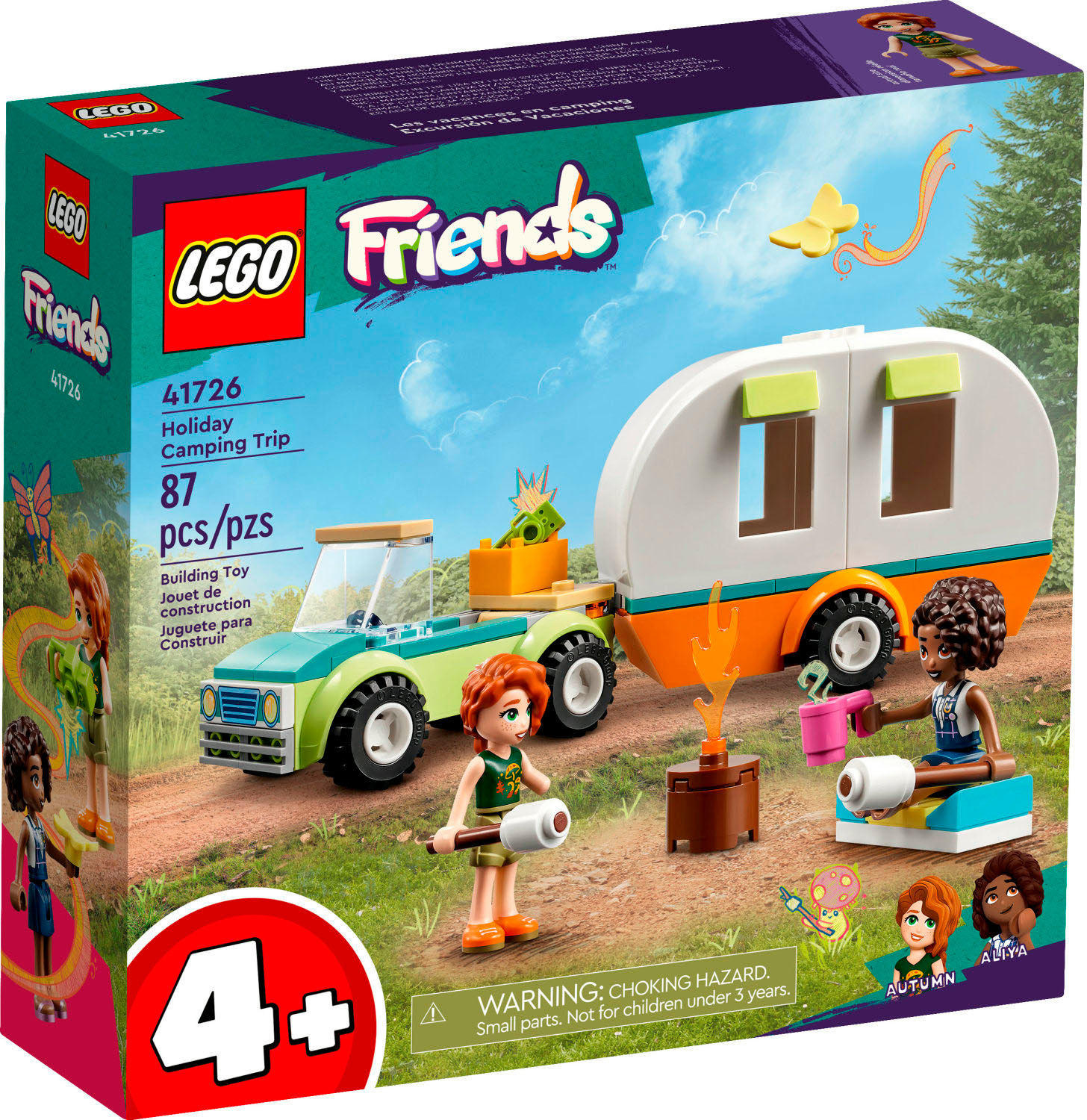 Left View: LEGO - Friends Holiday Camping Trip 41726