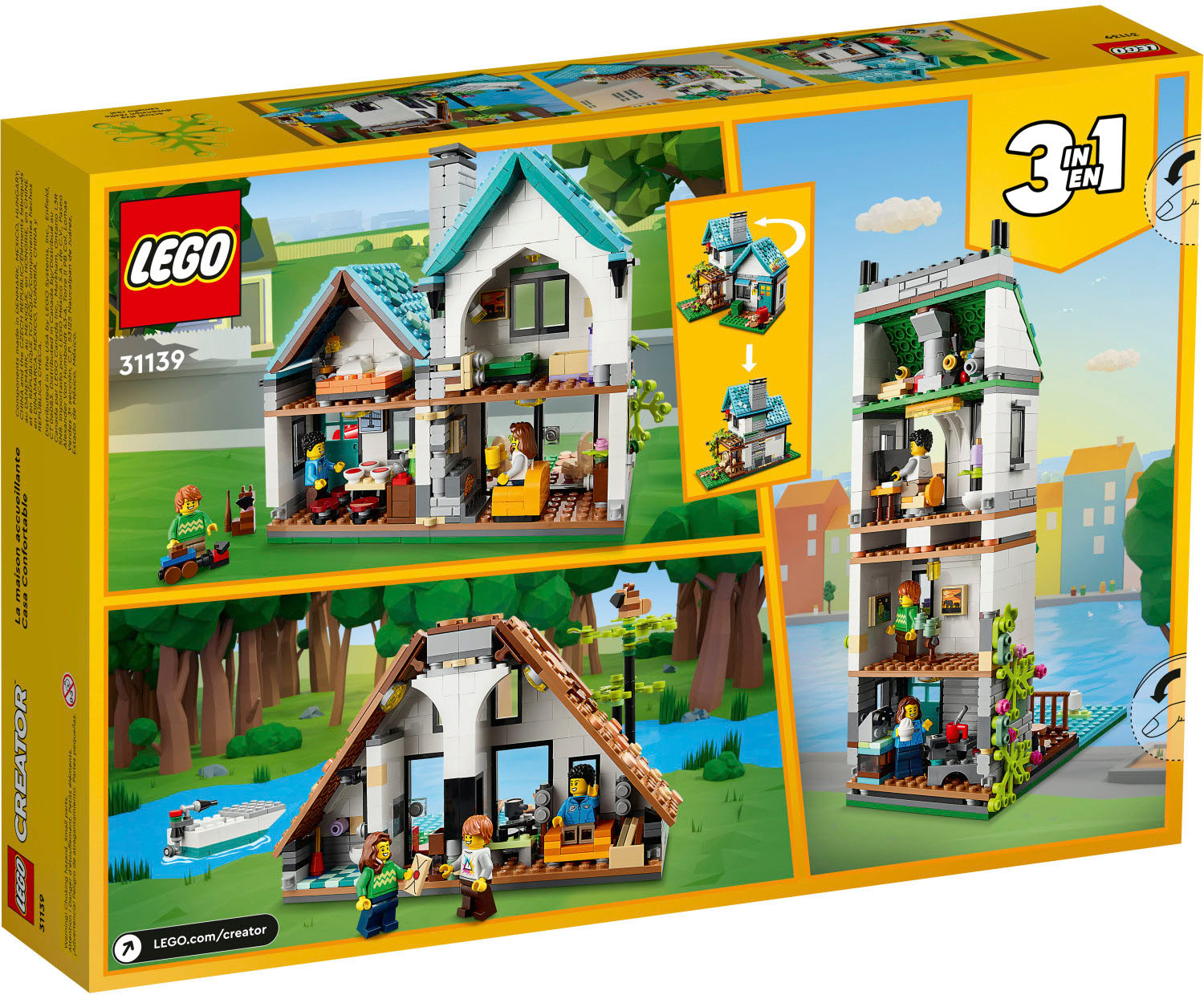 format Haiku Integral LEGO Creator Cozy House 31139 6425619 - Best Buy