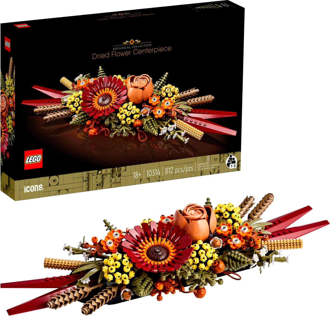Lego 10314 Icons Dried Flower Centerpiece
