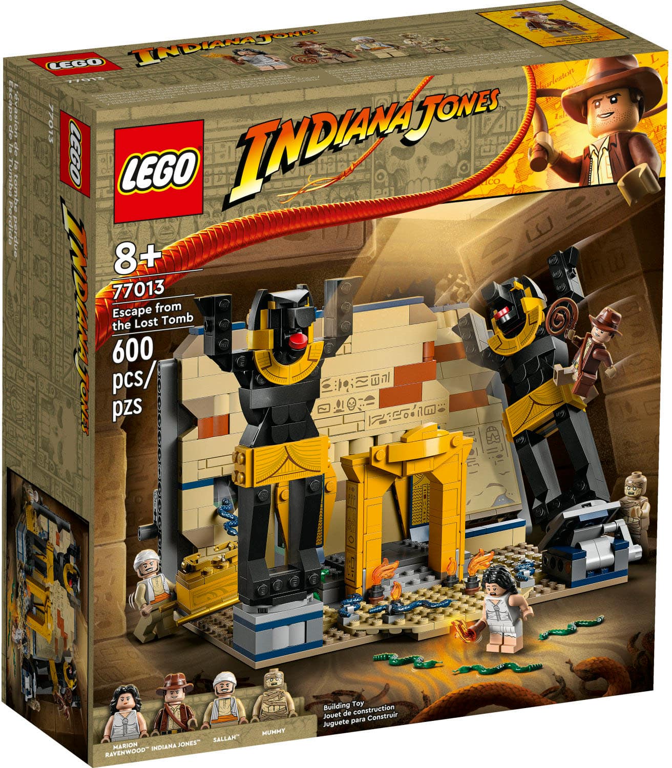 Left. LEGO - Indiana Jones Escape from the Lost Tomb 77013.
