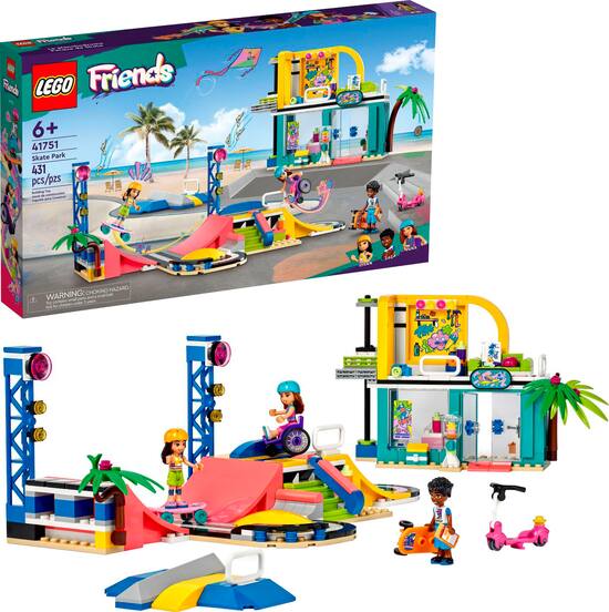 LEGO Friends Skate Park 41751 6425699 Best Buy