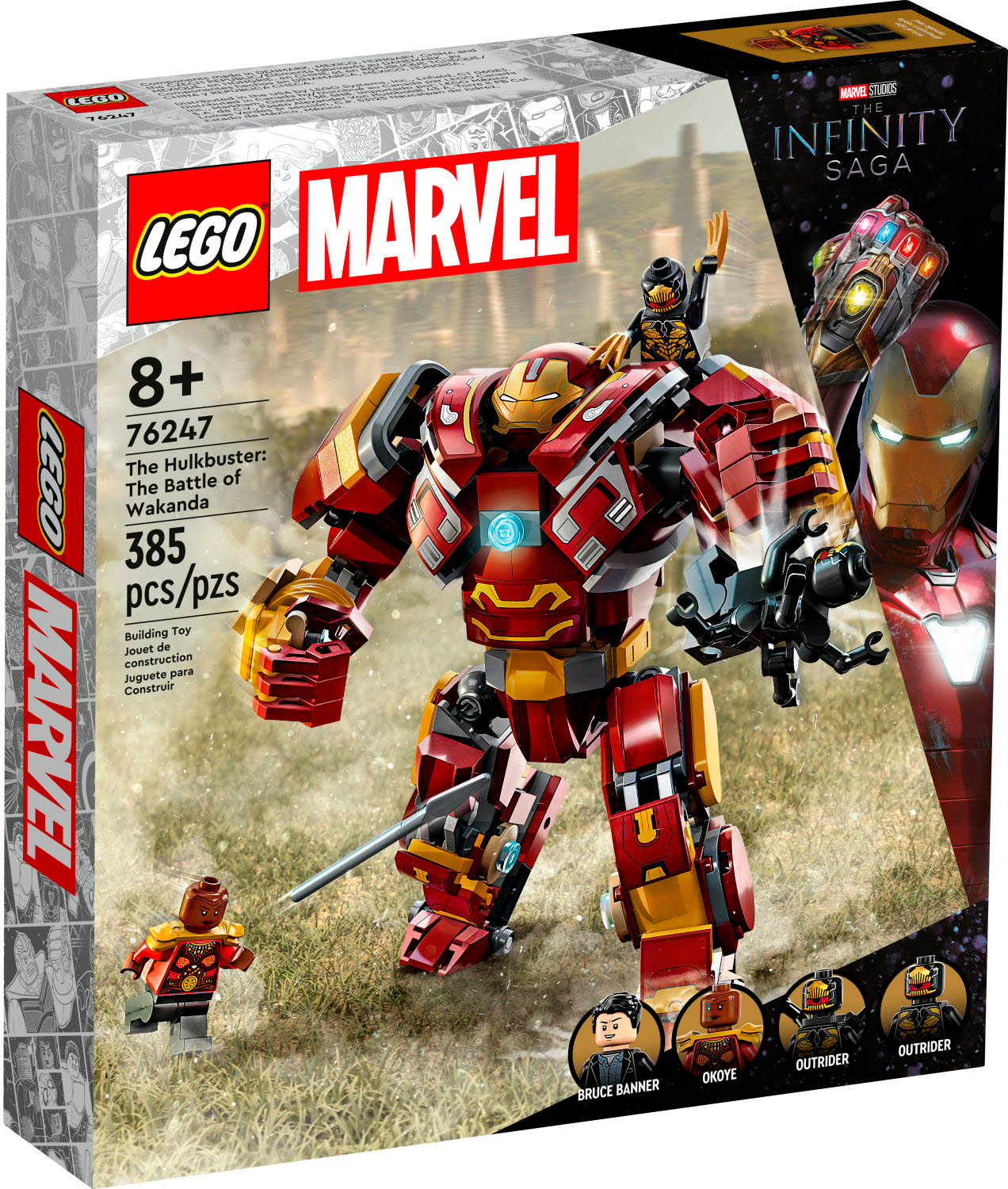 Moviente político Leyenda LEGO Marvel The Hulkbuster: The Battle of Wakanda 76247 6427726 - Best Buy