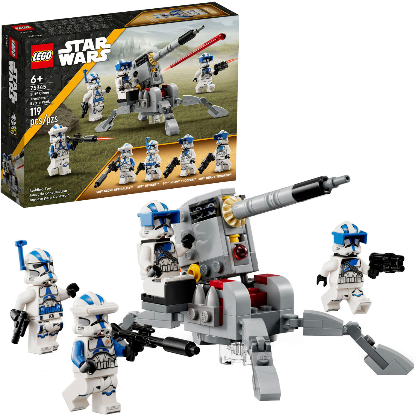 LEGO Star Wars 501st Clone Troopers Battle Pack 75345 6427676