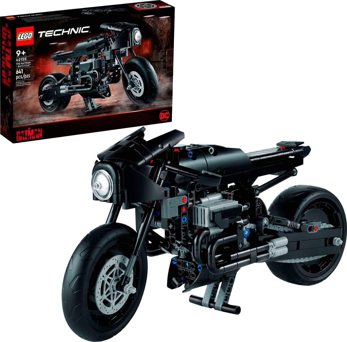 Lego technic 42155 the batman – batcycle, moto giocattolo da collezione,  modellino motocicletta del supereroe, film del 2022 - Toys Center