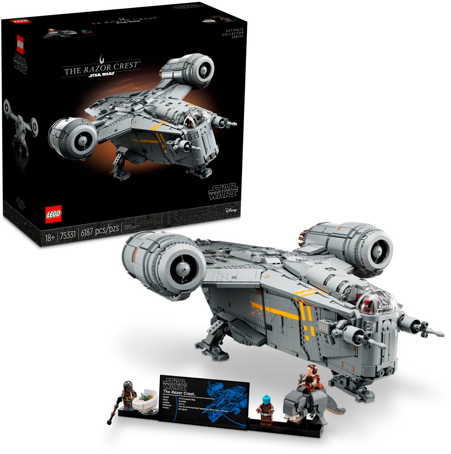 LEGO - Star Wars The Razor Crest 75331 - Multi - Front_Zoom